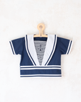 Sailor shirt with anchor and stripes | 5-6 years