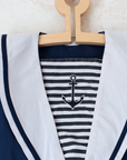 Sailor shirt with anchor and stripes | 5-6 years