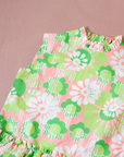 70s floral and ruffle dress | French dead stock | 2-3 years