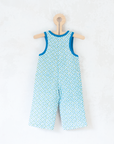Sixties overalls with apple | 6-9 months