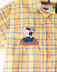 Plaid shirt with Popeye embroidery | 5-6 years