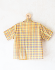 Plaid shirt with Popeye embroidery | 5-6 years
