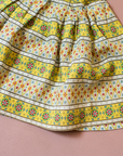 French floral skirt with sequins | 4-5 years