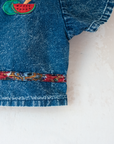 Denim shirt with fruits | 2-3 years