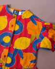 חולצת פירות צבעונית מהאייטיז | 8-9 שנים