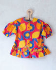 חולצת פירות צבעונית מהאייטיז | 8-9 שנים