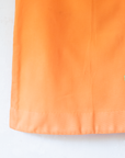 Orange dress with white flower embroidery | 12-18 months