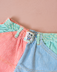 מכנסיים קצרים עם פסים ורקמות דיסני | 18-24 חודשים