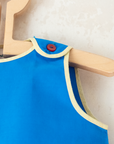 Blue tank top with elephant | French deadstock from the 70s | 9-18 months