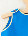 Blue tank top with elephant | French deadstock from the 70s | 9-18 months