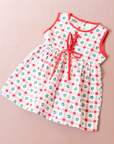 Checkered and floral dress | 6-9 months