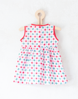 Checkered and floral dress | 6-9 months