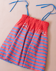Summer dress with stripes and sailboats | 2-3 years