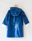 מעיל גשם כחול עם כפתורי עוגנים | 4-5 שנים