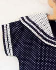 Blue Polka Dot Sailor Set | 3-4 Years