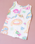 Vintage colorful overalls from Moschino | 6-9 months