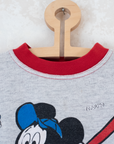 Colorful 80s sweatshirt with Mickey Mouse | 7-8 years