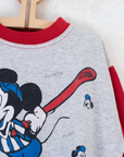 Colorful 80s sweatshirt with Mickey Mouse | 7-8 years