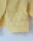 עליונית צמר צהובה | 3-6 חודשים