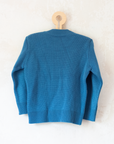 Blue knit with horses | Spanish Deadstock | 5-6 years