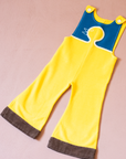 Yellow overalls with duck | French deadstock from the Sixties | 12-18 months