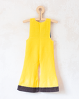 Yellow overalls with duck | French deadstock from the Sixties | 12-18 months