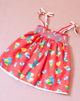Summer dress with umbrellas and sailboats | 12-18 months
