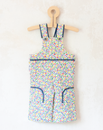 Floral Quilted Overalls | French Dead Stock | 6-9 Months