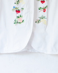 White shirt with fruit embroidery | 4-5 years