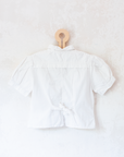 White shirt with fruit embroidery | 4-5 years