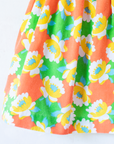 Colorful floral dress with gathers | 2-3 years
