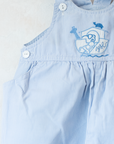Striped overalls and a box of comfort from Yves Saint Laurent | 9-12 months
