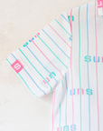 Button-down shirt with colorful stripes | French deadstock | 2-3 years