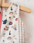 Dress with jam jars, flowers and fruits | 9-12 months