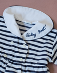 Striped sailor overalls | 6-9 months