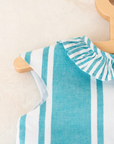 Striped dress with ruffle collar | 12-18 months