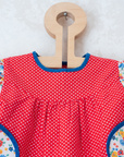 French shirt with flowers and dots from the Sixties | 0-3 months