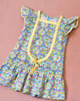 שמלה פרחונית עם כתפיות מלמלה | 2-3 שנים