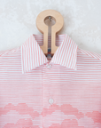 Button-down shirt with stripes and boat neck | 5-6 years