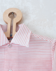 Button-down shirt with stripes and boat neck | 5-6 years