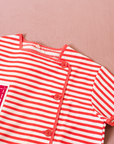 Striped dress with anchor | From the 50s in France | 2-3 years