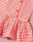 Striped dress with anchor | From the 50s in France | 2-3 years