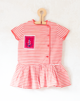 Striped dress with anchor | From the 50s in France | 2-3 years