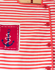 Striped dress with anchor | From the 50s in France | 2-3 years
