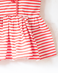 Striped dress with anchor | From the 50s in France | 2-3 years
