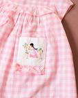 Girls' Embroidered Plaid Dress | French Sixties | 9-12 Months