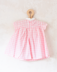 Girls' Embroidered Plaid Dress | French Sixties | 9-12 Months