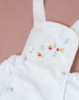 רומפר לבן עם ציפורים רקומות | 3-6 חודשים