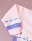 Pink knitted top with bears | 18-24 months