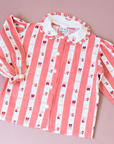 חולצה ארוכה עם פסים ודובונים | 2-3 שנים